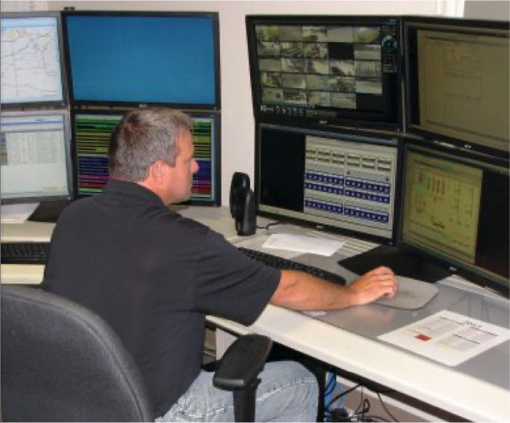 Remote dispatching at Smith Ready Mix.